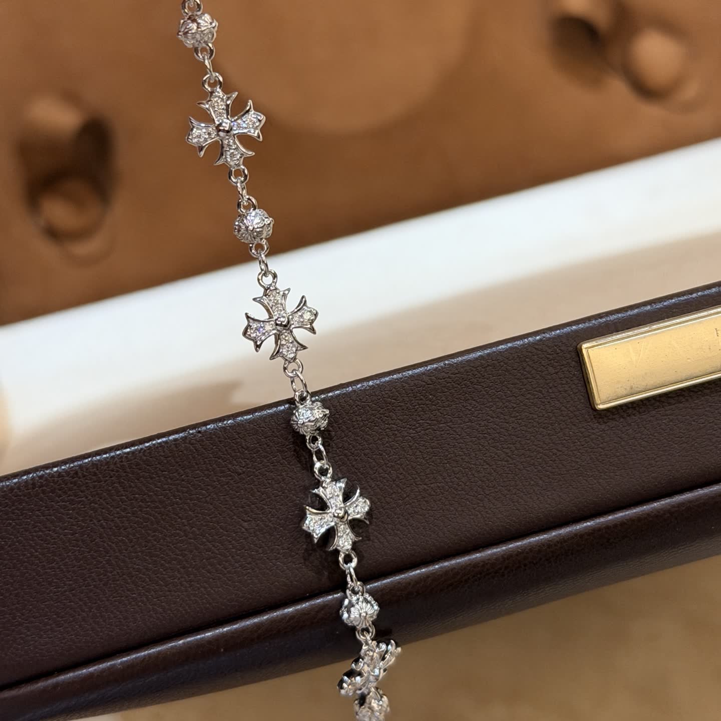 Chrome Hearts Silver Flower Bracelet